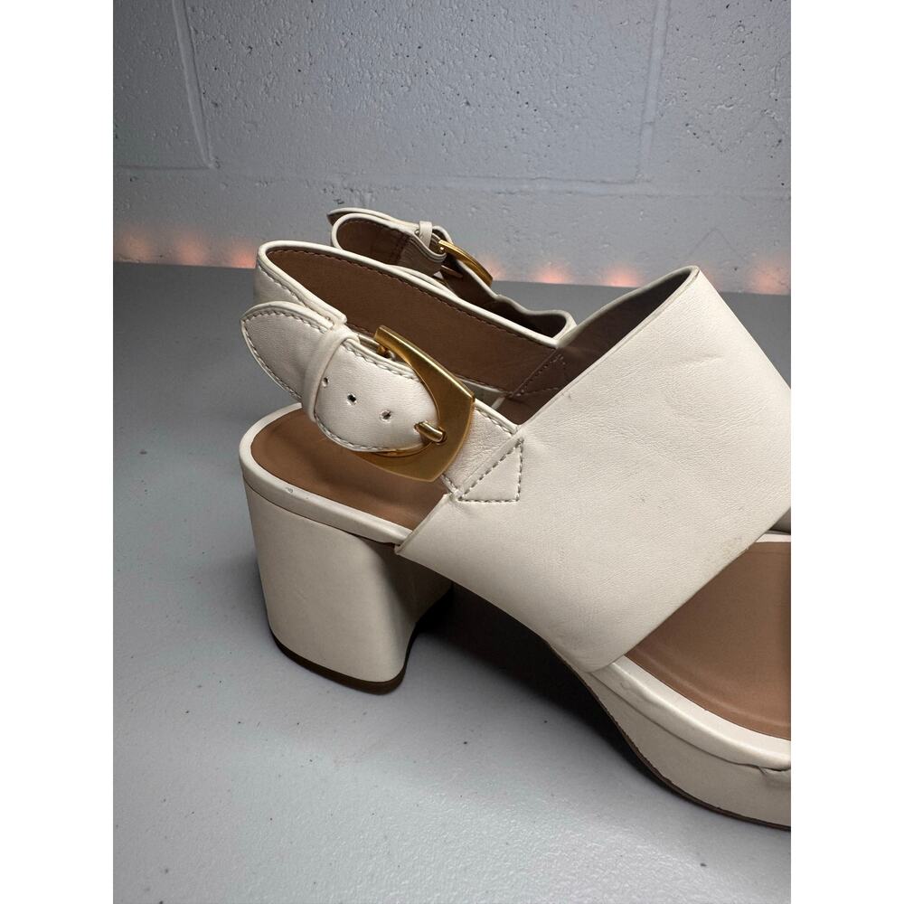 Aerosoles Women’s Ivory Platform Block Heel Sandals Ankle Strap Size 7.5M - Picture 4 of 9